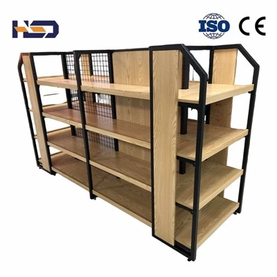 Etagère En Acier Et Bois